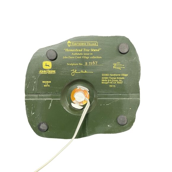 Hawthorne Village Homestead Tree Stand John Deere Christmas Village 7.5W Lighted - Picture 6 of 6